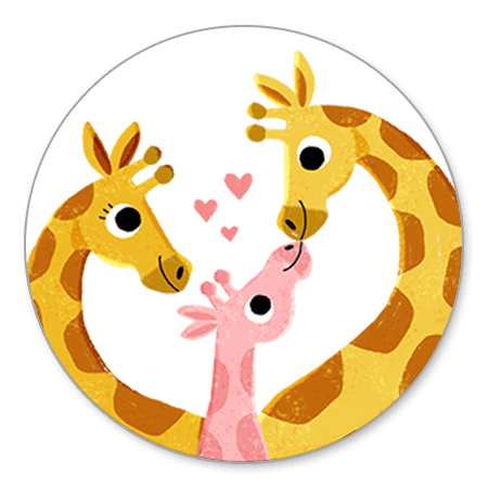 Geboorte Giraffes Meisje